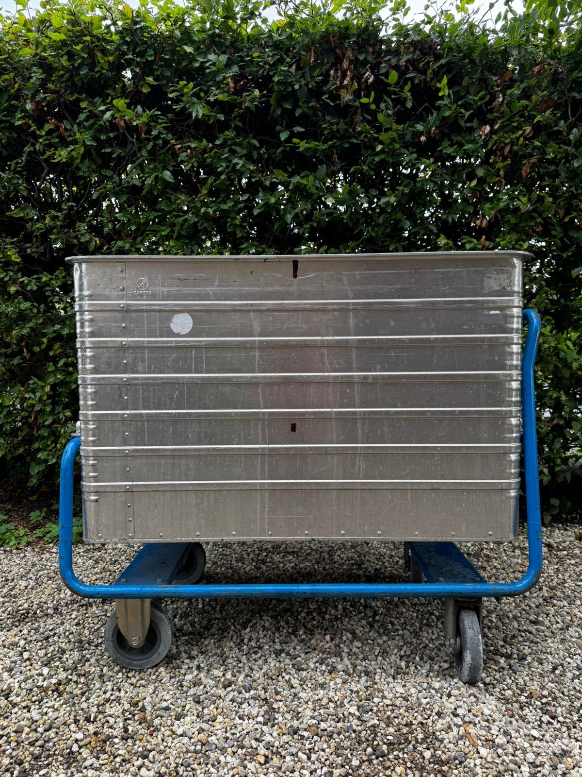 Transportkar met kantelkist zarges, Ophalen