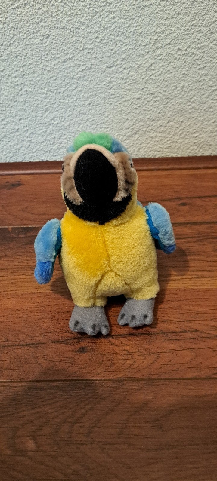 Blauwe papegaai knuffel 25 cm., Kinderen en Baby's, Speelgoed | Knuffels en Pluche, Ophalen of Verzenden