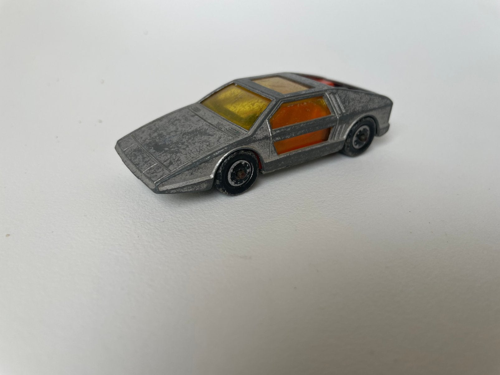 model Maserati Boomerang,  zilvergrijs,  Siku, 1/50, Ophalen of Verzenden, Gebruikt, Auto, SIKU