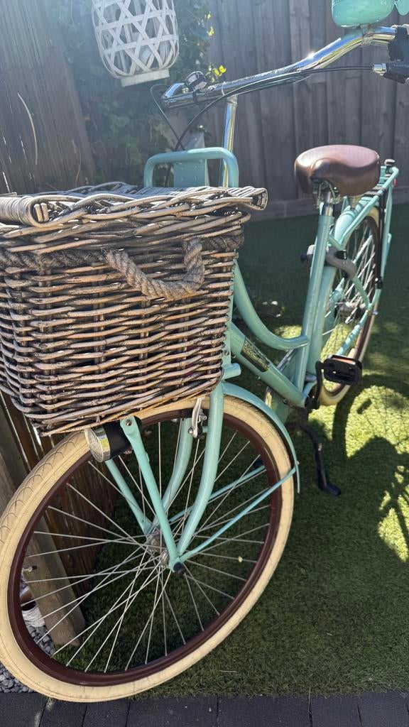 Mooie Popal damesfiets 28 inch met mand en 3 versnellingen, Fietsen en Brommers, Fietsen | Dames | Damesfietsen, Terugtraprem
