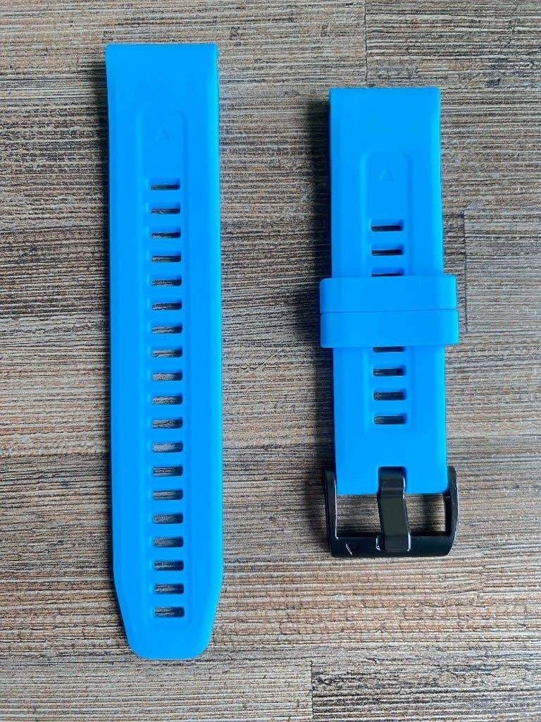 25019 Polsband Quickfit Garmin 22 of 26mm, nieuw, Sieraden, Tassen en Uiterlijk, Sporthorloges, Blauw, Garmin, Nieuw, Ophalen of Verzenden