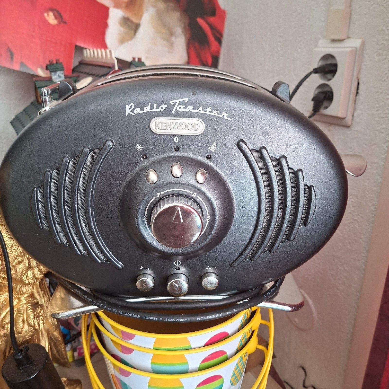Kenwood Radio Toaster  Vintage Design Broodrooster, Ophalen of Verzenden, Gebruikt