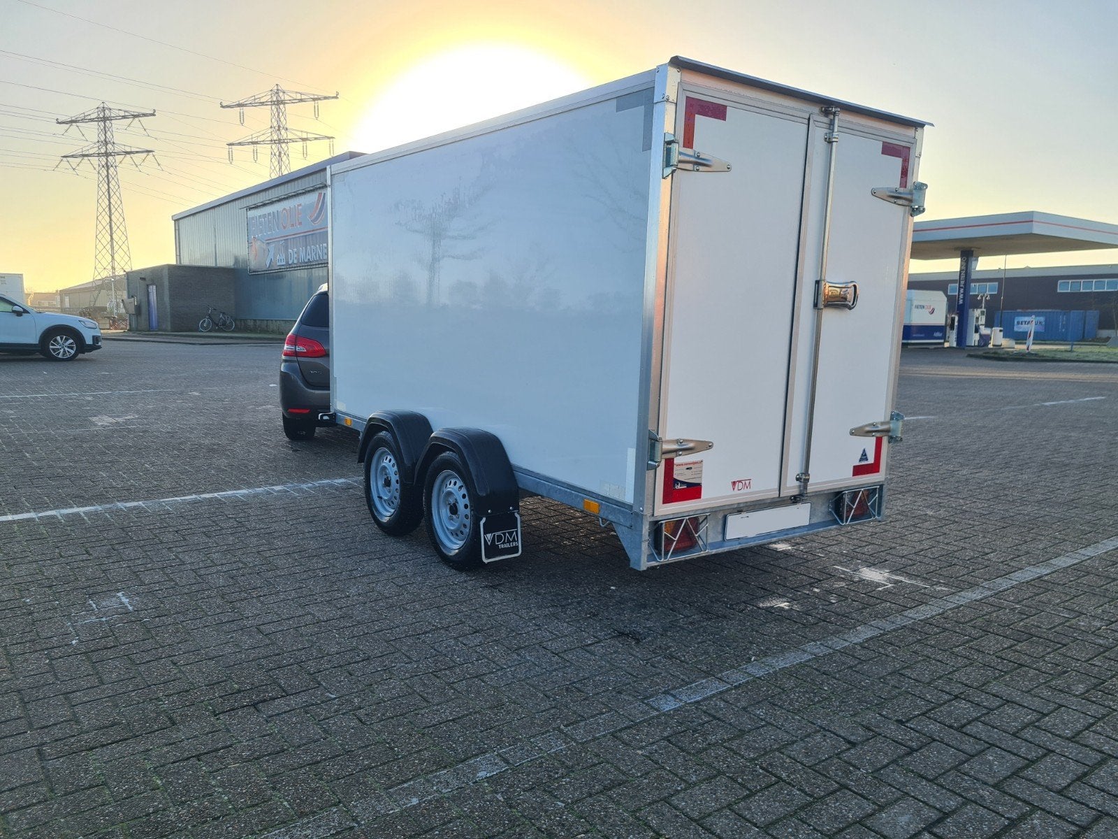 Gesloten aanhanger 750kg 300x150x150, als nieuw!, Ophalen, Zo goed als nieuw