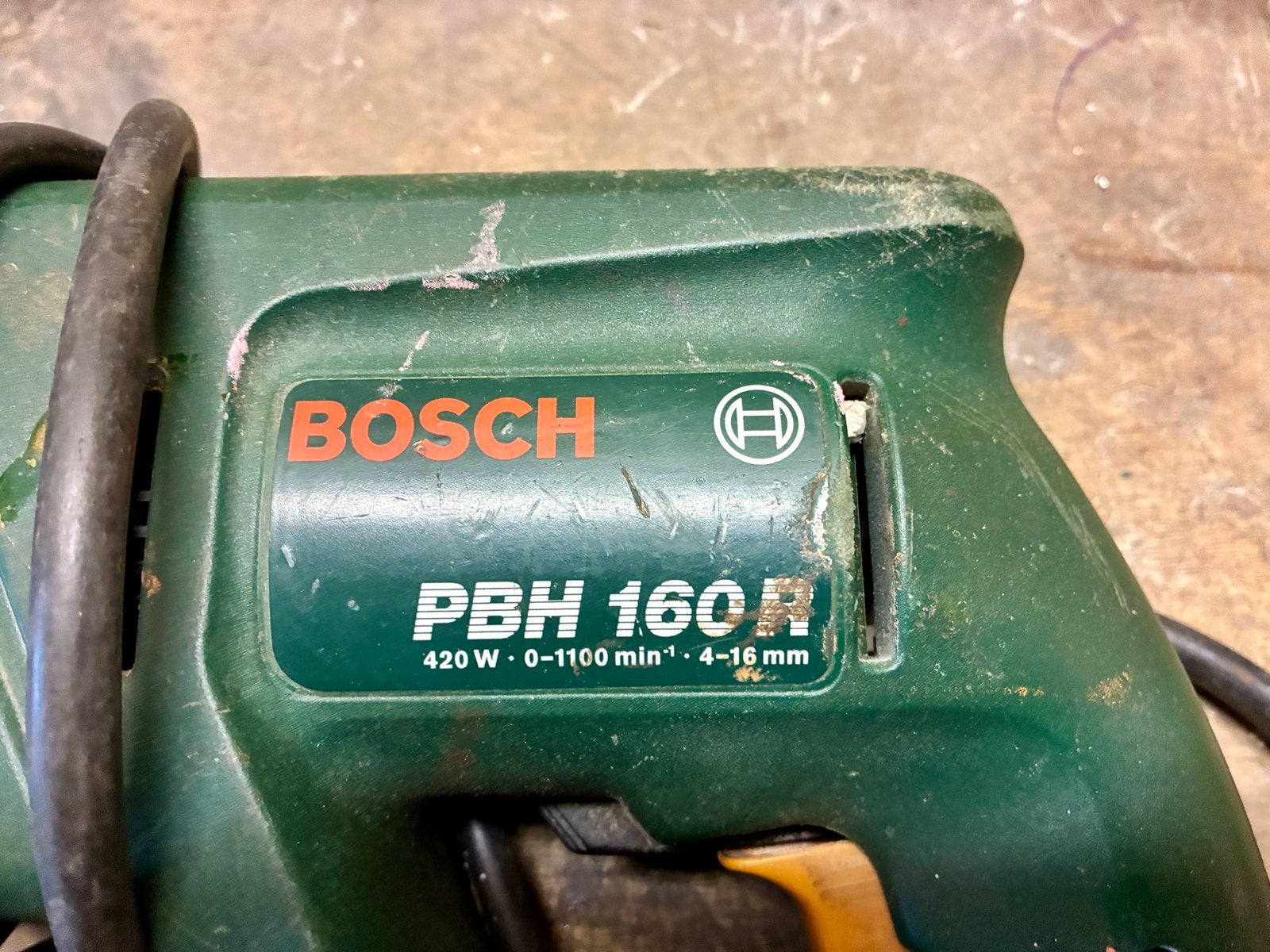 Bosch PBH 160 R Boorhamer - 420W, Ophalen, Gebruikt, Boor- en/of Breekhamer, Klopboormechanisme