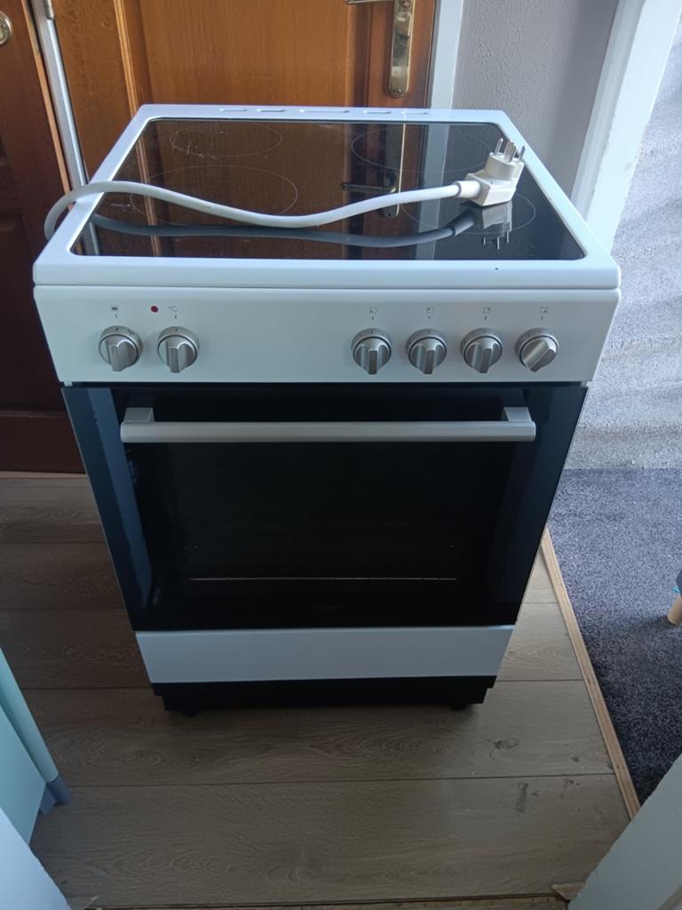 Pelgrim PFI7160WIT Vrijstaand Inductie Fornuis, Ophalen, Hete lucht, 60 cm of meer, 4 kookzones