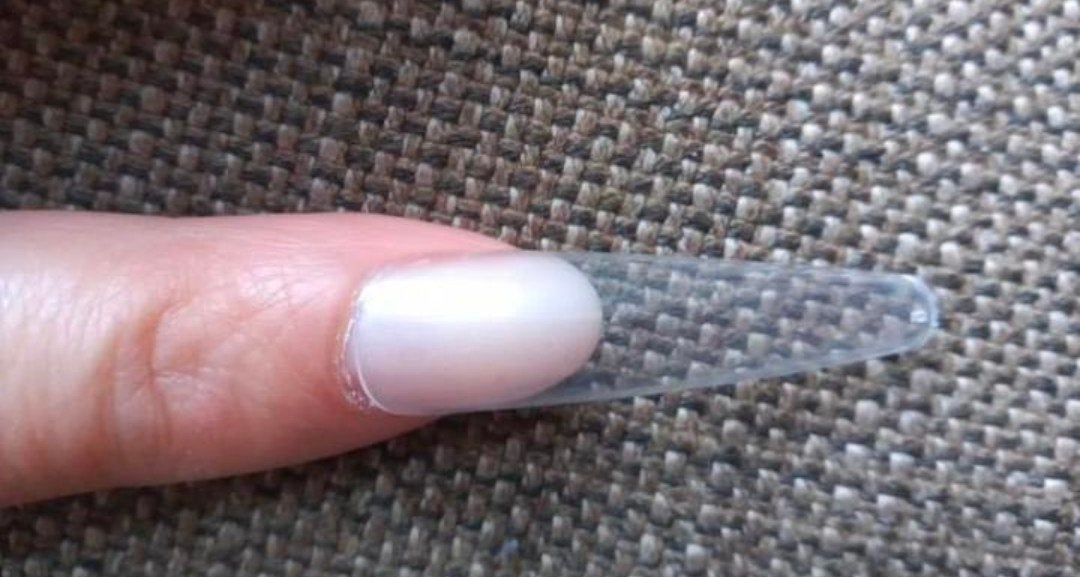 Nageltips extra lang ballerina verlenging fullcover, Sieraden, Tassen en Uiterlijk, Uiterlijk | Cosmetica en Make-up, Overige kleuren