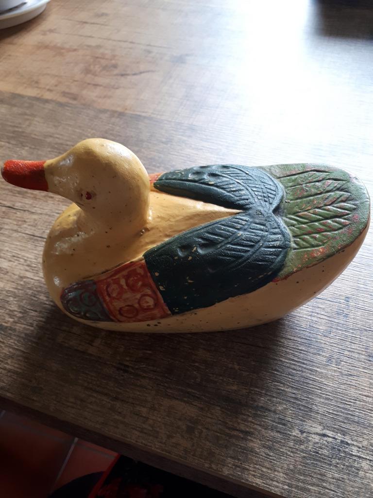 Oude eend handgemaakt van Lindehout, Ophalen of Verzenden, Gebruikt, Dier