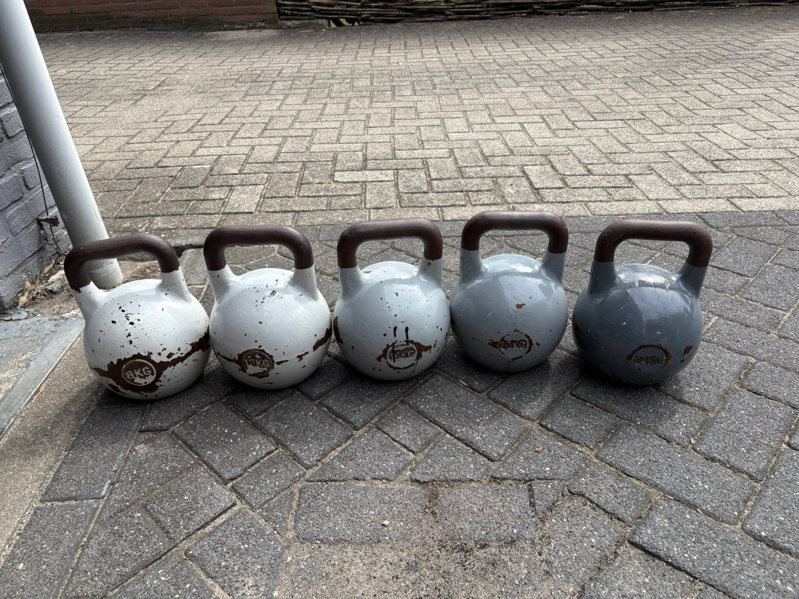 Competition kettlebells 8-24 kg kettlebell, Sport en Fitness, Fitnessmaterialen, Gebruikt, Gewichten, Kettlebells, Kettlebell