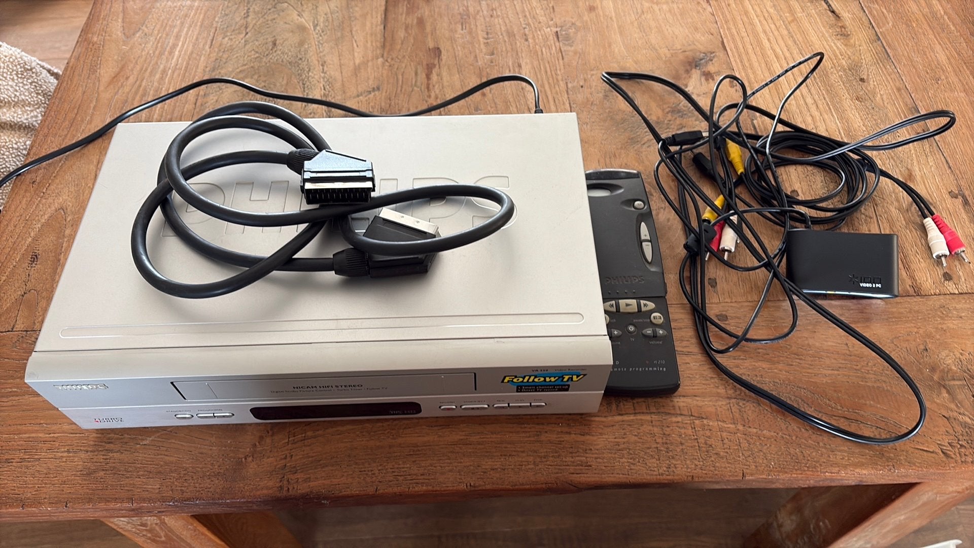 Video 2 PC digitaliseren VHS video + Philips video recorder, Ophalen of Verzenden, Gebruikt, VHS-speler of -recorder