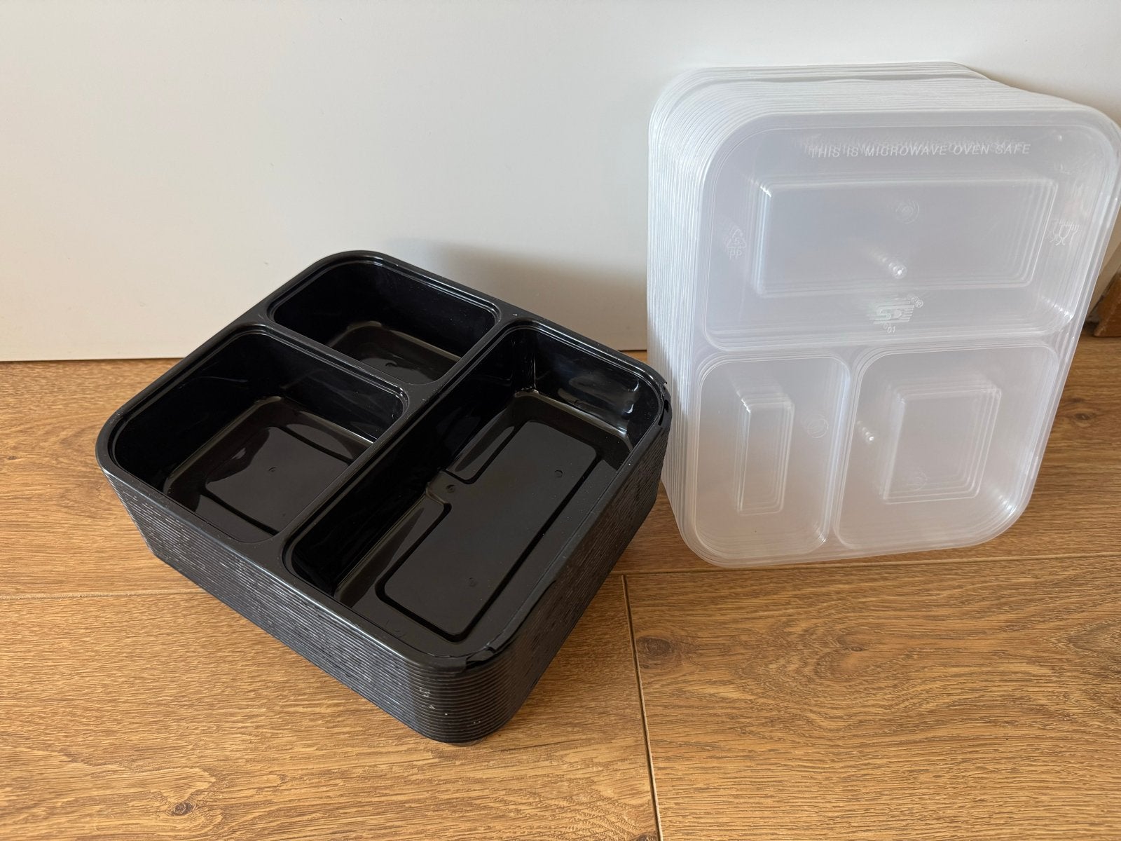 21 Meal prep bakjes met deksel - magnetron geschikt, Overige typen, Kunststof, Ophalen of Verzenden, Zo goed als nieuw