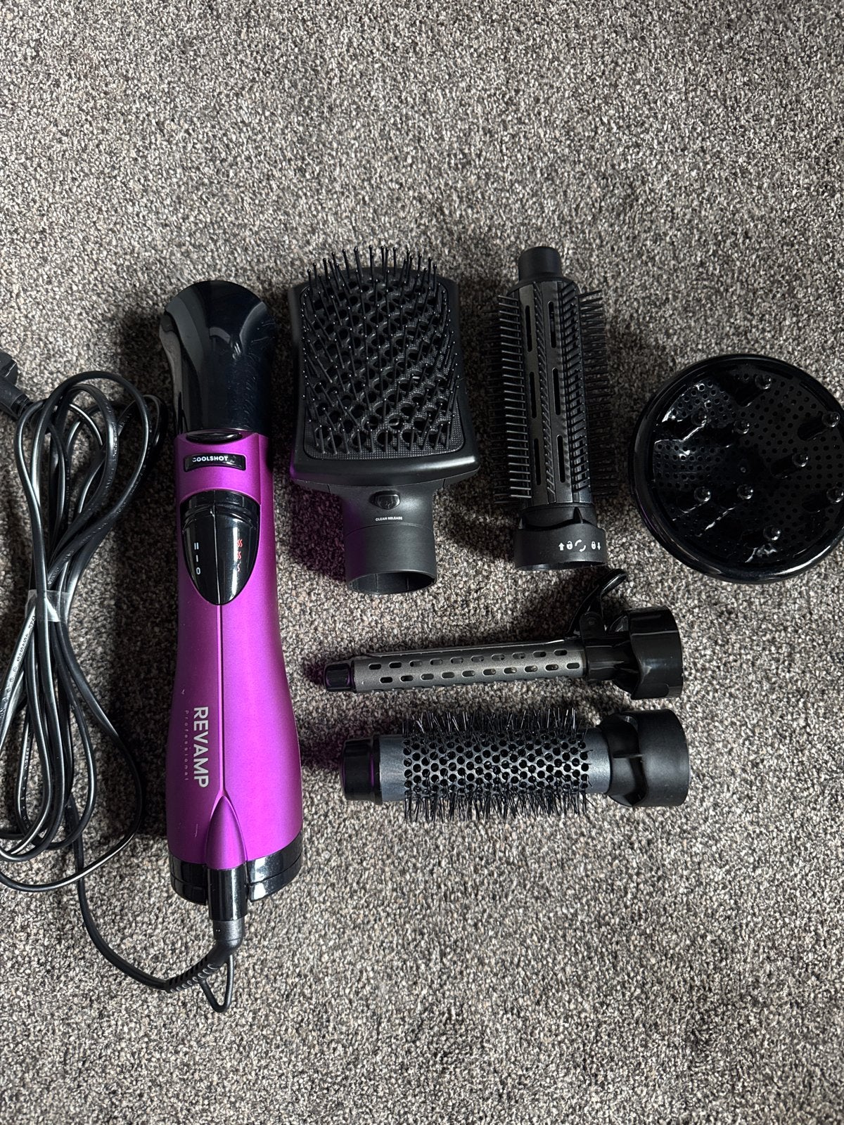 Revamp Progloss Airstyle Föhnborstel Set - Zo goed als nieuw, Ophalen of Verzenden, Zo goed als nieuw, Föhn of Haardroger