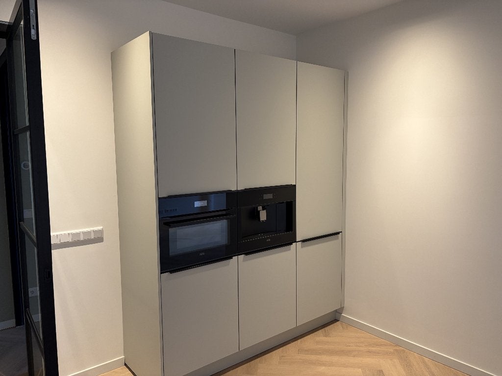 Keukenkastjes laag 4 stuks + 1 hoge kast, Ophalen, Zo goed als nieuw, Groen, Overige typen