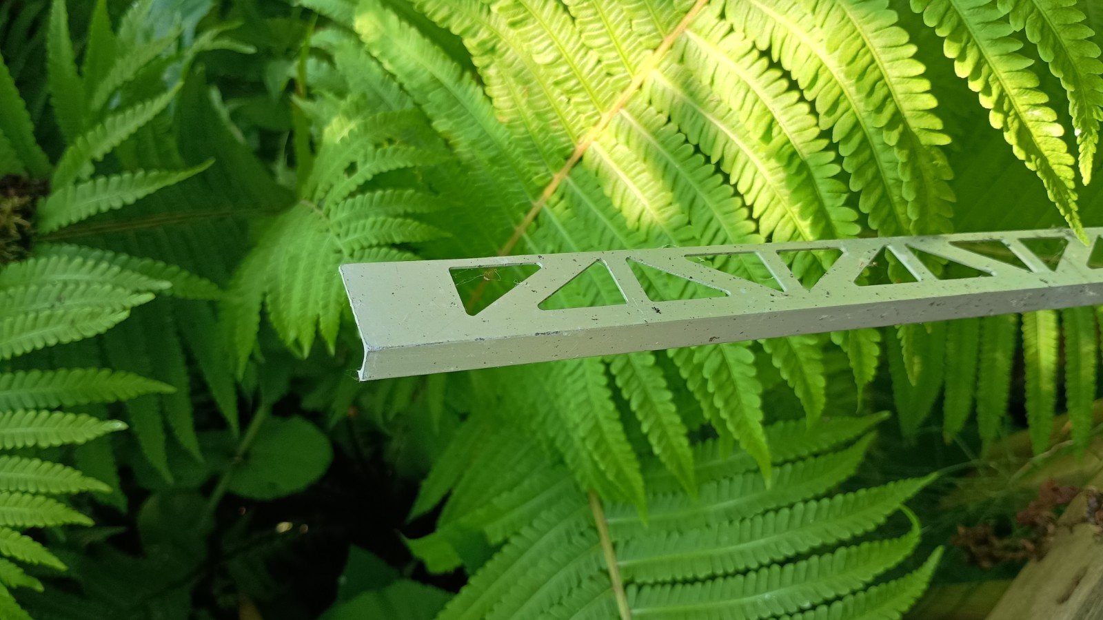 Aluminium kantstrip rechte hoek voor tegels 8mm, 3m lang, Doe-het-zelf en Verbouw, Tegels, Ophalen, Overige typen, Nieuw, Overige materialen
