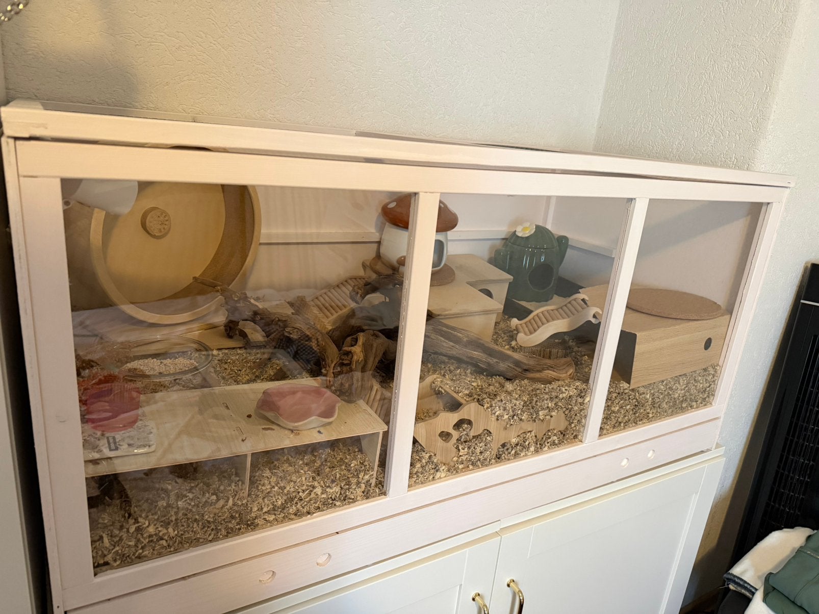 Hamster hok 116x57x54, Ophalen, Minder dan 60 cm, 110 cm of meer, Gebruikt