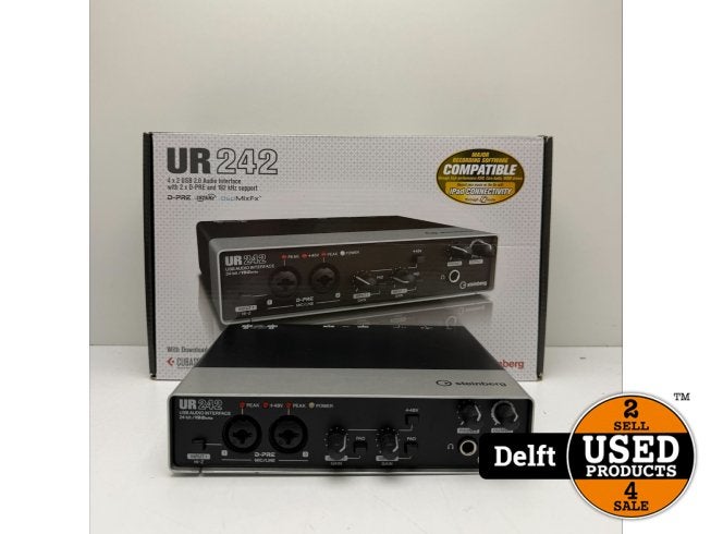 Steinberg UR242 Audio Interface | Nette Staat | Met Garantie, Steinberg, Zo goed als nieuw, https://www.steinberg.net/nl/support/