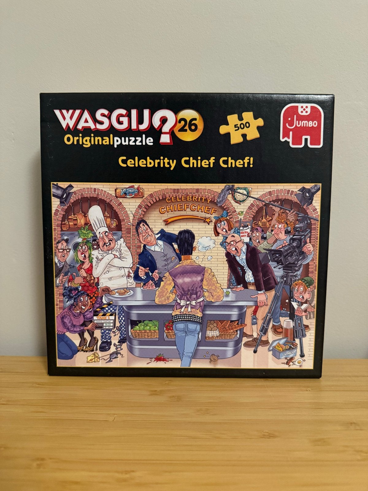 Wasgij Original 26: Celebrity Chief Chef! Legpuzzel 500 stuk, Ophalen, Minder dan 500 stukjes, Zo goed als nieuw, Legpuzzel