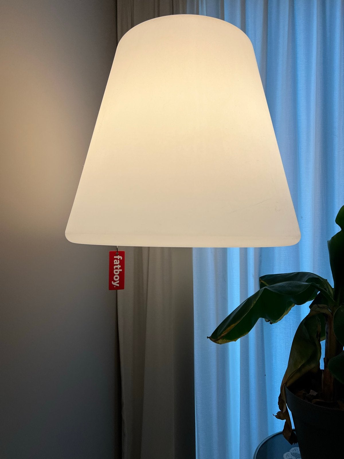 Fatboy Edison Giant Vloerlamp - Grote Design Lamp, Ophalen, Kunststof, E27 (groot), Zo goed als nieuw