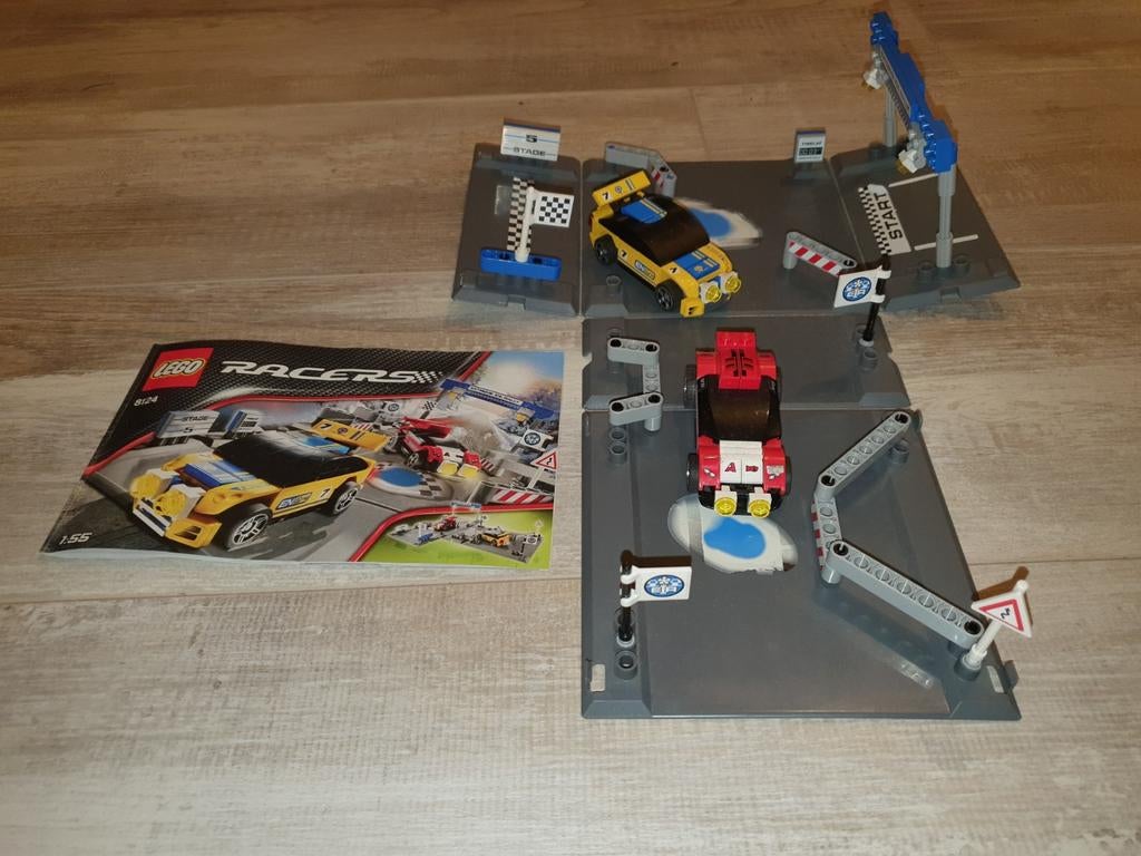 Lego Racers 8124 Ice Rally 100% compleet met bouwbeschrijvin, Ophalen of Verzenden, Zo goed als nieuw, Complete set, Lego