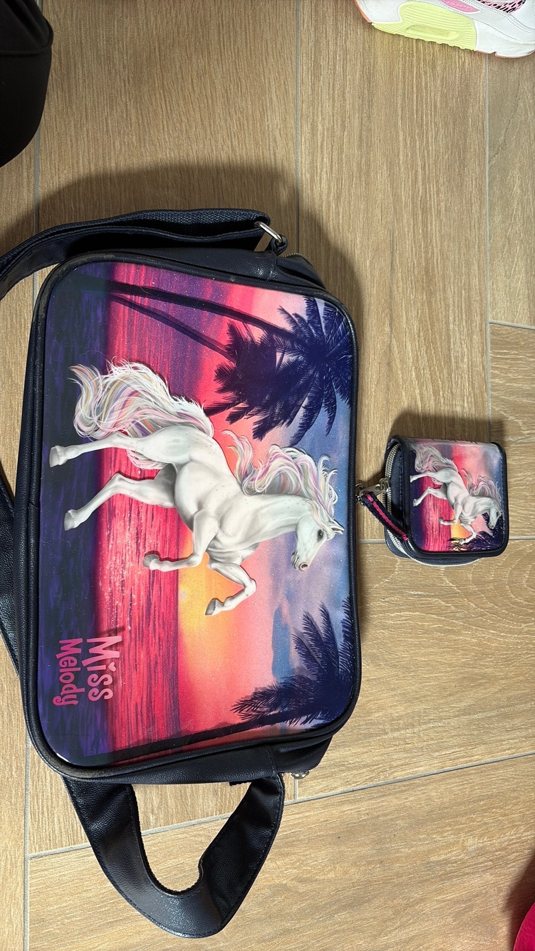 Miss Melody schoudertas en portemonnee, Sieraden, Tassen en Uiterlijk, Ophalen of Verzenden, Zo goed als nieuw, Schoudertas, Minder dan 30 cm