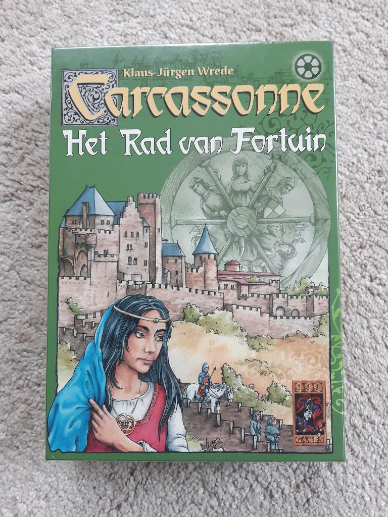 gezelschapspel Carcassonne het rad van fortuin, Drie of vier spelers, Ophalen of Verzenden, Nieuw, 999 Games bv
