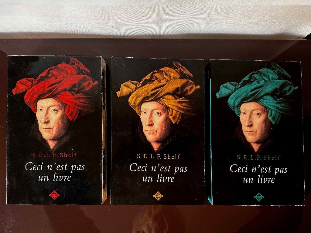 Boekenplankjes 'Ceci n'est pas un livre', Ophalen of Verzenden