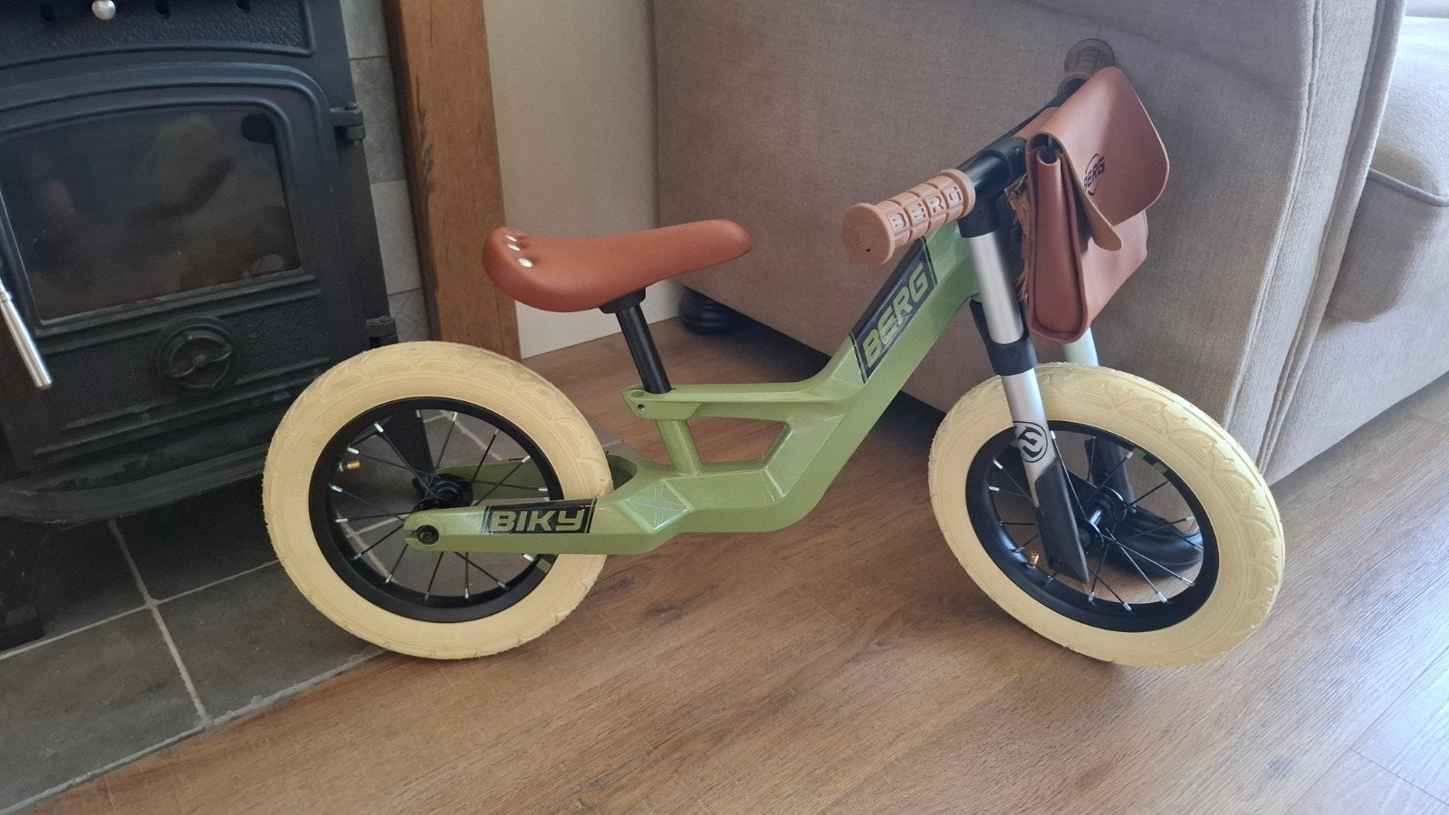 Berg biky retro groen  nieuw ongebruikt, Ophalen of Verzenden, Nieuw, Loopfiets