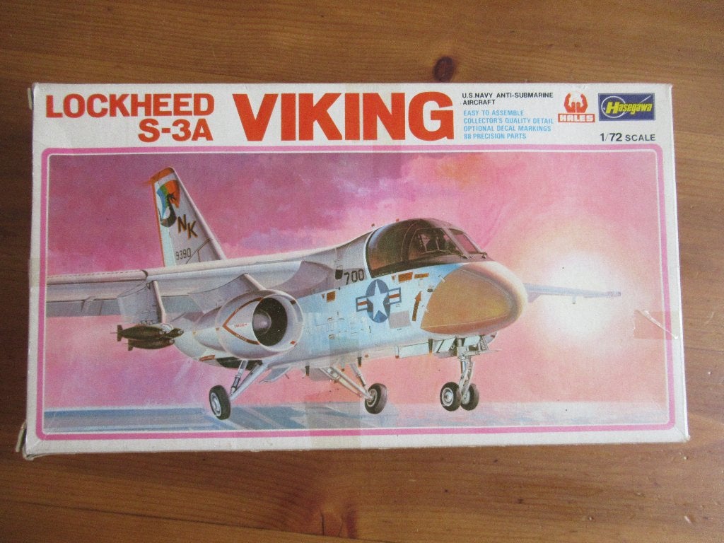 Lockheed S-3A Viking (Hasegawa 1/72), Hobby en Vrije tijd, Modelbouw | Vliegtuigen en Helikopters, Ophalen of Verzenden, Zo goed als nieuw