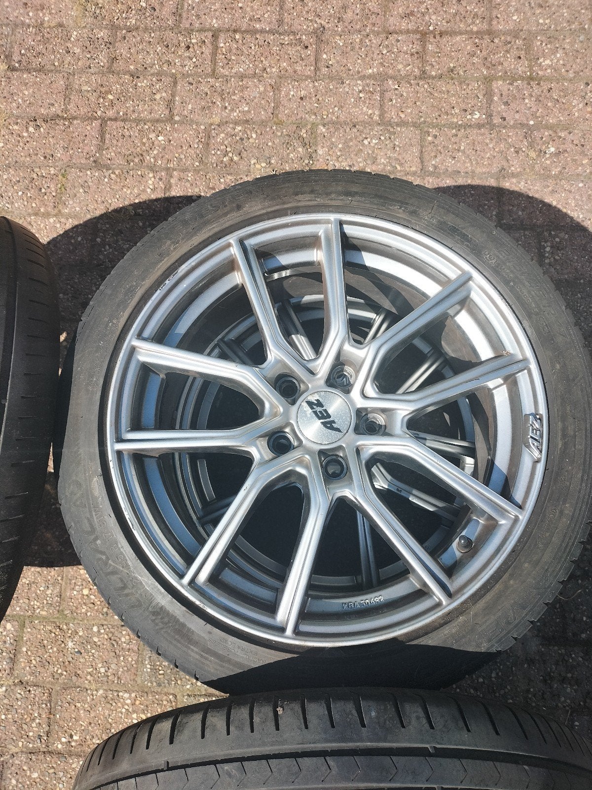 VW Velgen 17 inch met banden voor Caddy, Golf 5 e.d., Ophalen, Gebruikt