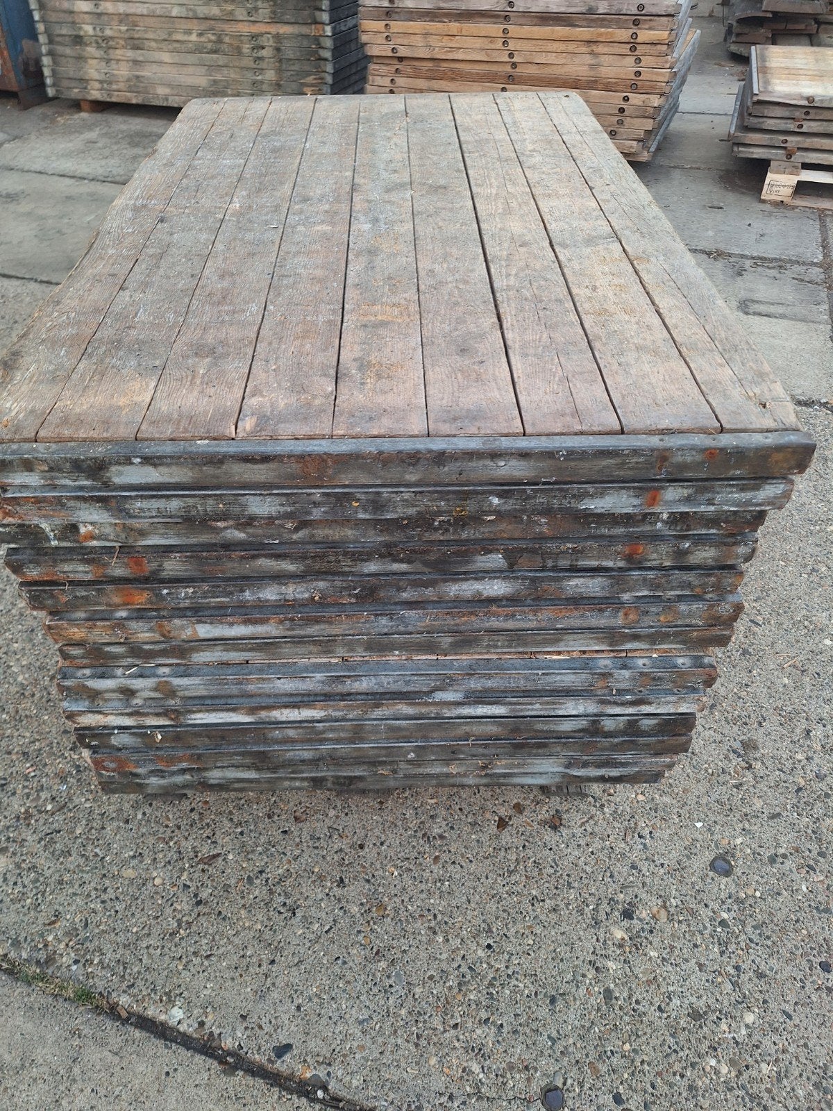 grenen  steenschotten  85x135cm vloer vlonder, Ophalen of Verzenden, Velsenstraat  2, Info@kanzohandelsonderneming.nl, Hout