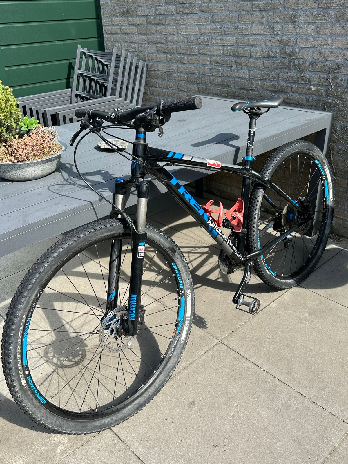 Trek Bontrager 29 inch Mountainbike - Zwart/Blauw, Fietsen en Brommers, Fietsen | Mountainbikes en ATB, Gebruikt, Hardtail, Schijfrem