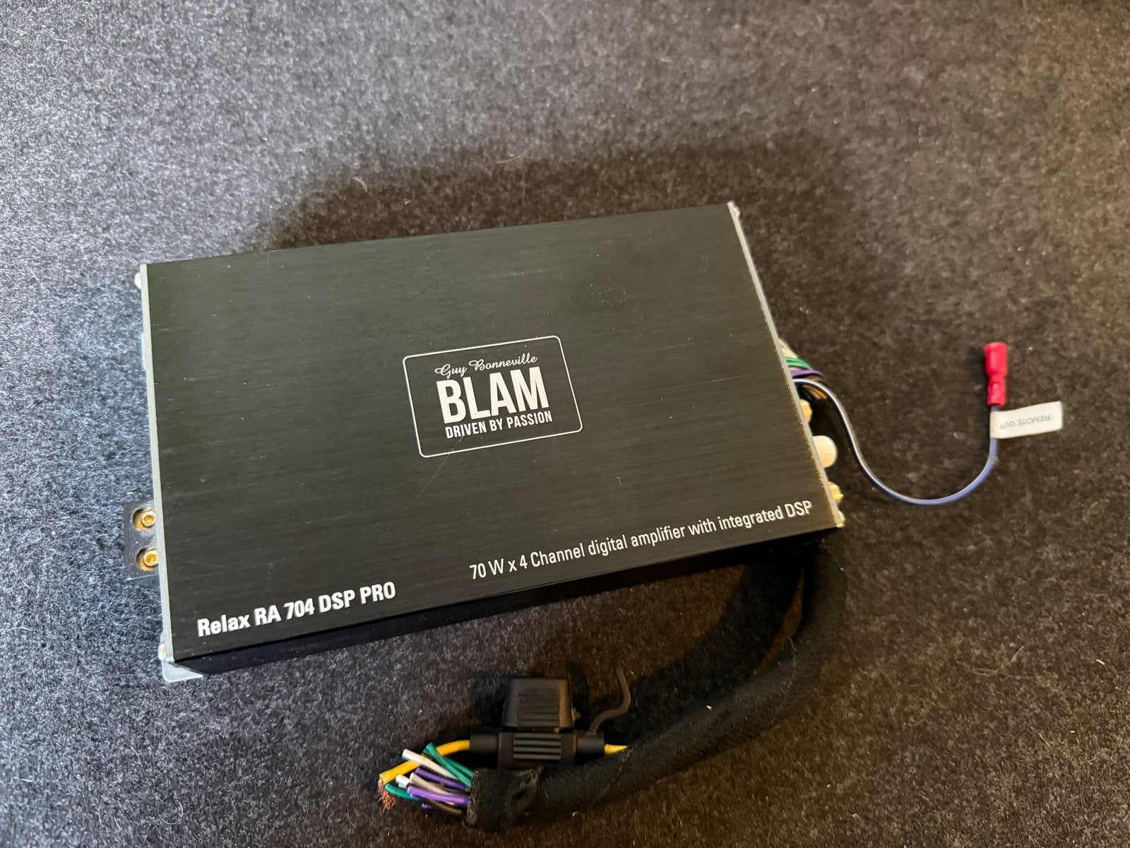 BLAM Relax RA 704 DSP PRO 4-kanaals versterker met DSP, Ophalen of Verzenden, Zo goed als nieuw