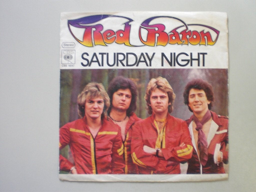 RED BARON - saturday night - vinyl 7", Gebruikt, 7 inch, Single, Ophalen of Verzenden