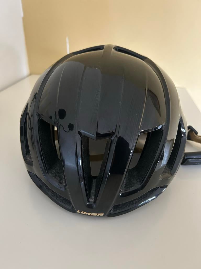 Limar Helm Maat L - Zwart met Goud, Ophalen of Verzenden, Gebruikt, L, Heer of Dame
