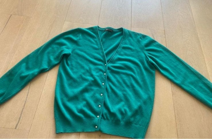 Roberto sarto L merino wol nieuwstaat, Ophalen of Verzenden, Zo goed als nieuw, Maat 52/54 (L), Groen