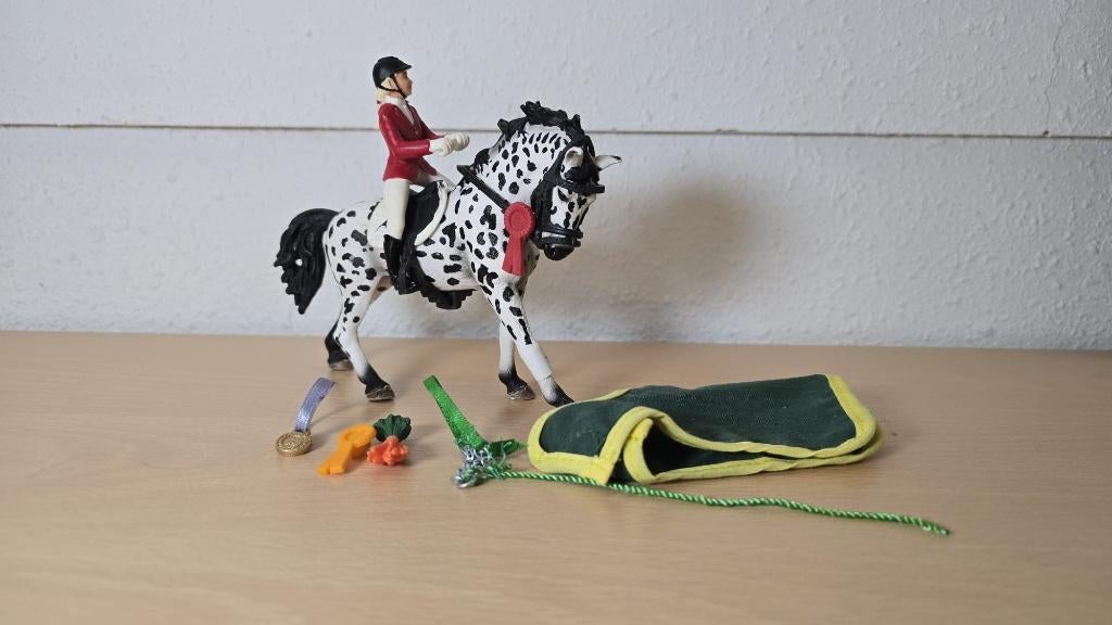 Schleich paarden set wedstrijd 41434, Ophalen of Verzenden, Zo goed als nieuw