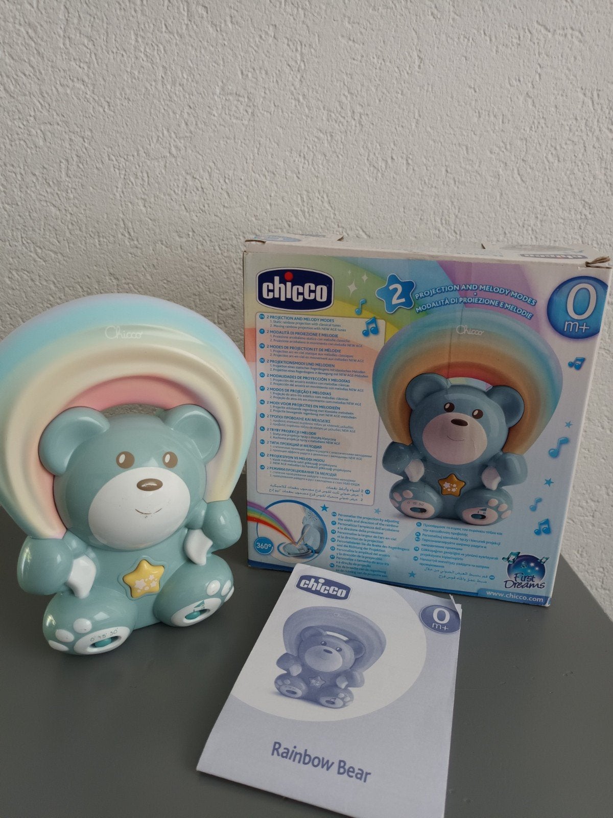 Chicco Rainbow Bear Projector met Melodieën, Ophalen of Verzenden, Zo goed als nieuw, Overige typen, Met licht