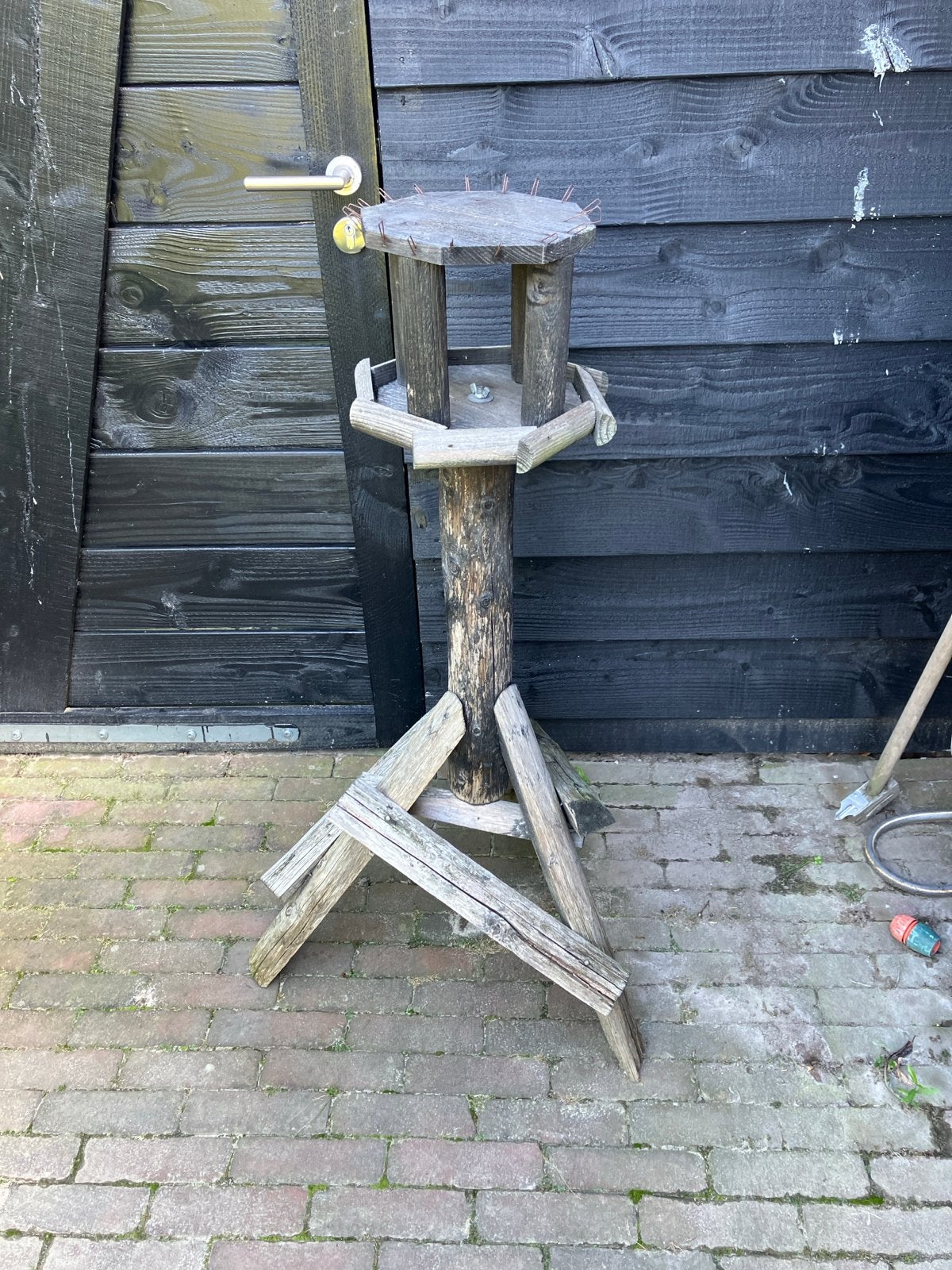 Vogelhuisje / Voederhuisje - Bovenkant ontbreekt, Ophalen of Verzenden, Gebruikt