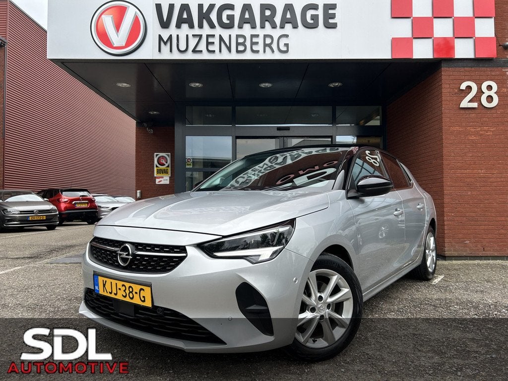 Opel Corsa 1.2 Turbo Elegance // LED // NAVI + CARPLAY // HA, Auto's, Voorwielaandrijving, Gebruikt, Zwart, 1199 cc