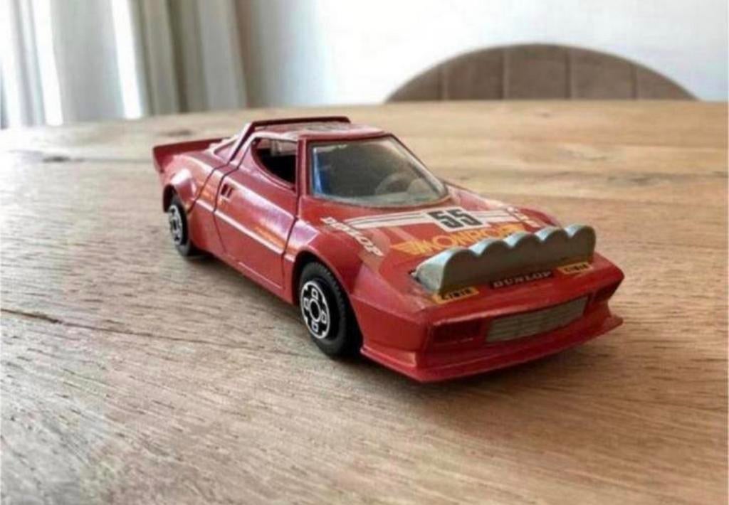 Lancia Stratos rally-uitvoering nr. 55 – Bburago – Italië, Hobby en Vrije tijd, Modelauto's | 1:43, Ophalen of Verzenden, Zo goed als nieuw