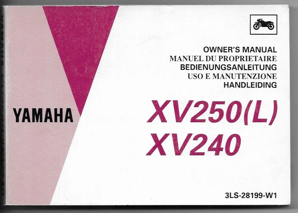 Yamaha XV250 (l) XV240 handleiding manual (2883z), Ophalen of Verzenden, Yamaha