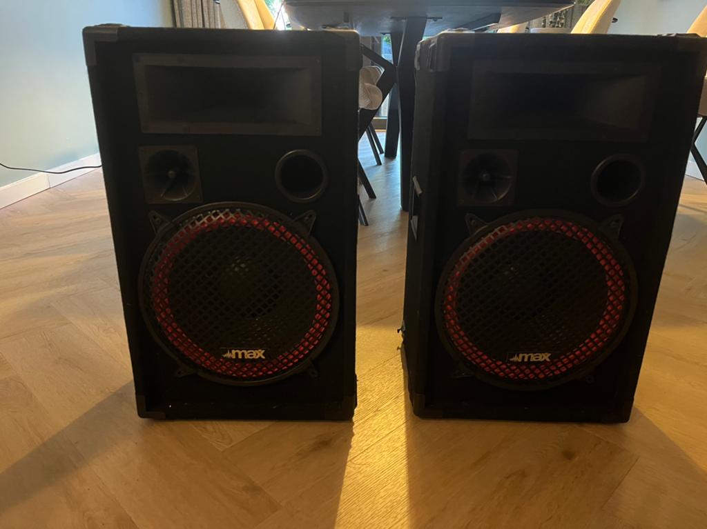 2 nette 12 inch 1000W speakers, Ophalen, Gebruikt, Overige merken