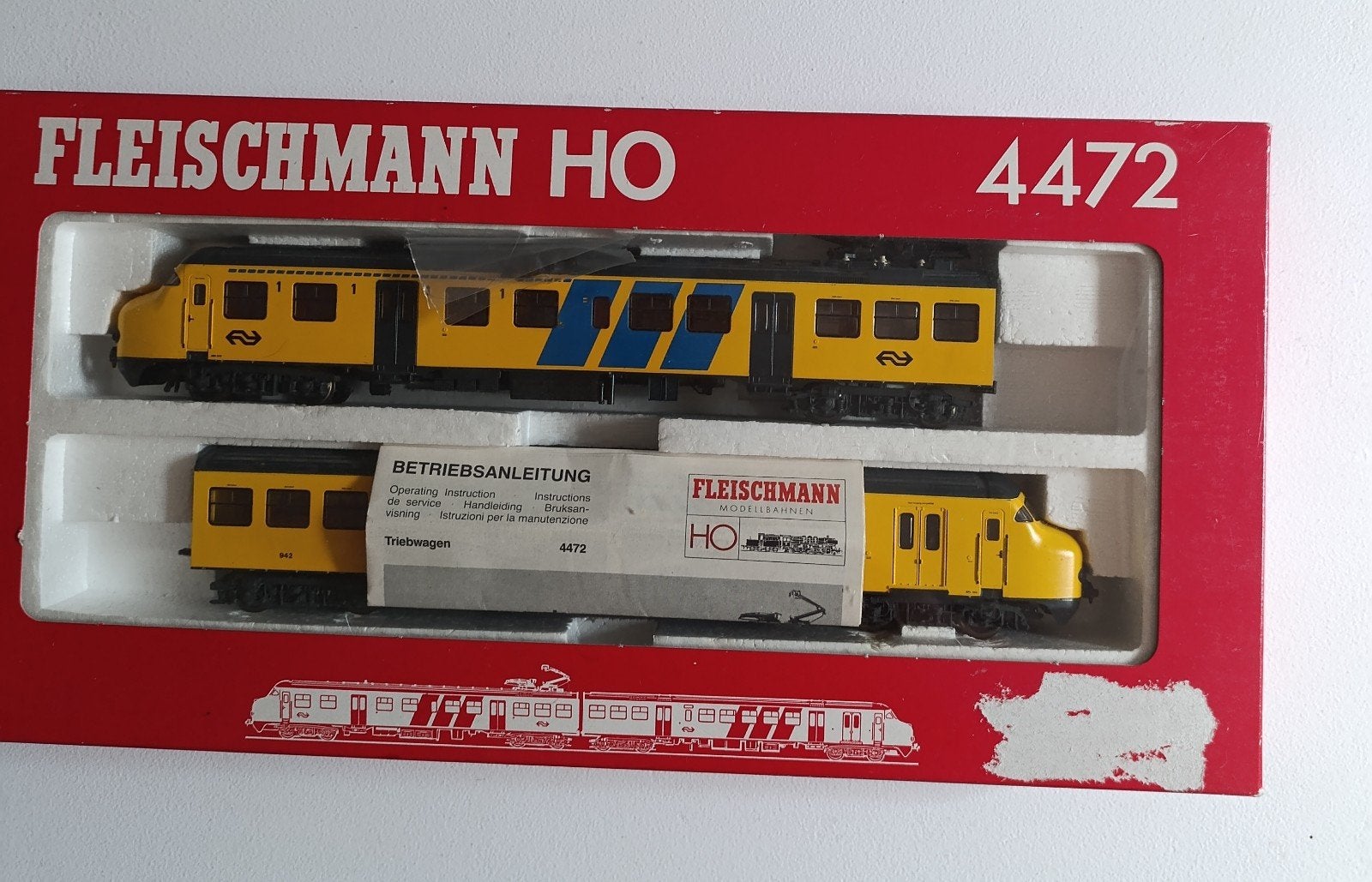 Fleischmann 4472 NS Plan V Gelijkstroom Analoog Treinstel, Ophalen of Verzenden