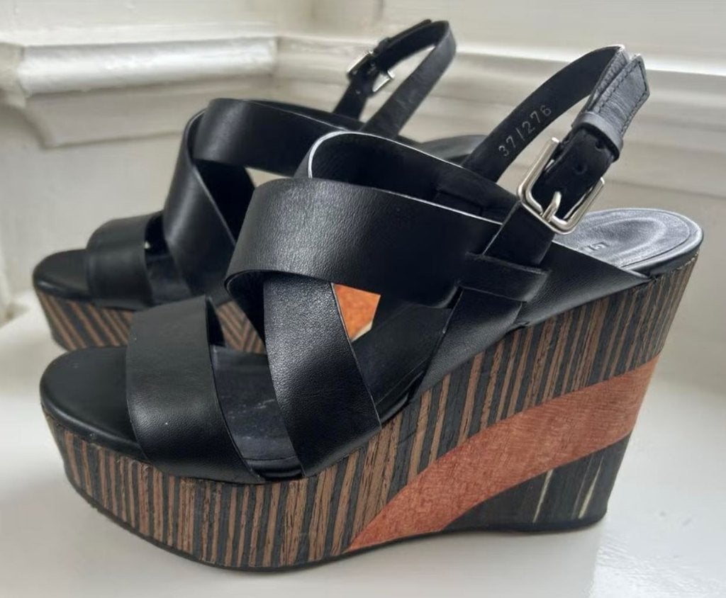 Sleehak schoenen (Elvio Zanon), Kleding | Dames, Schoenen, Nieuw, Schoenen met hoge hakken, Zwart, Ophalen of Verzenden