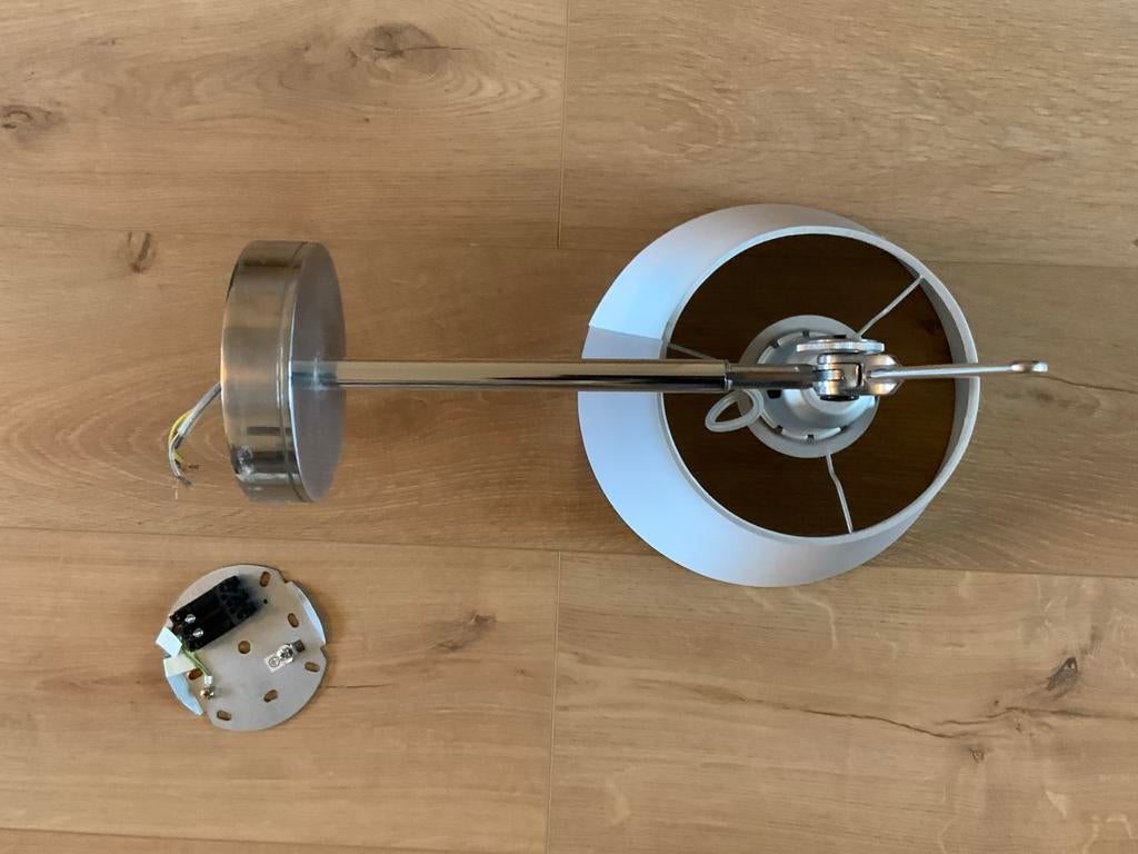 Artemide Tolomeo Parete Diffusore wandlamp, grijs, Ø 24 cm, Ophalen, Zo goed als nieuw, Metaal