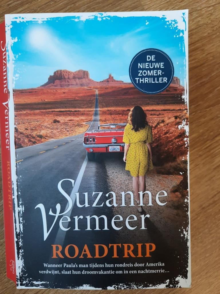 Suzanne Vermeer - Roadtrip, Boeken, Thrillers, Zo goed als nieuw, Ophalen of Verzenden