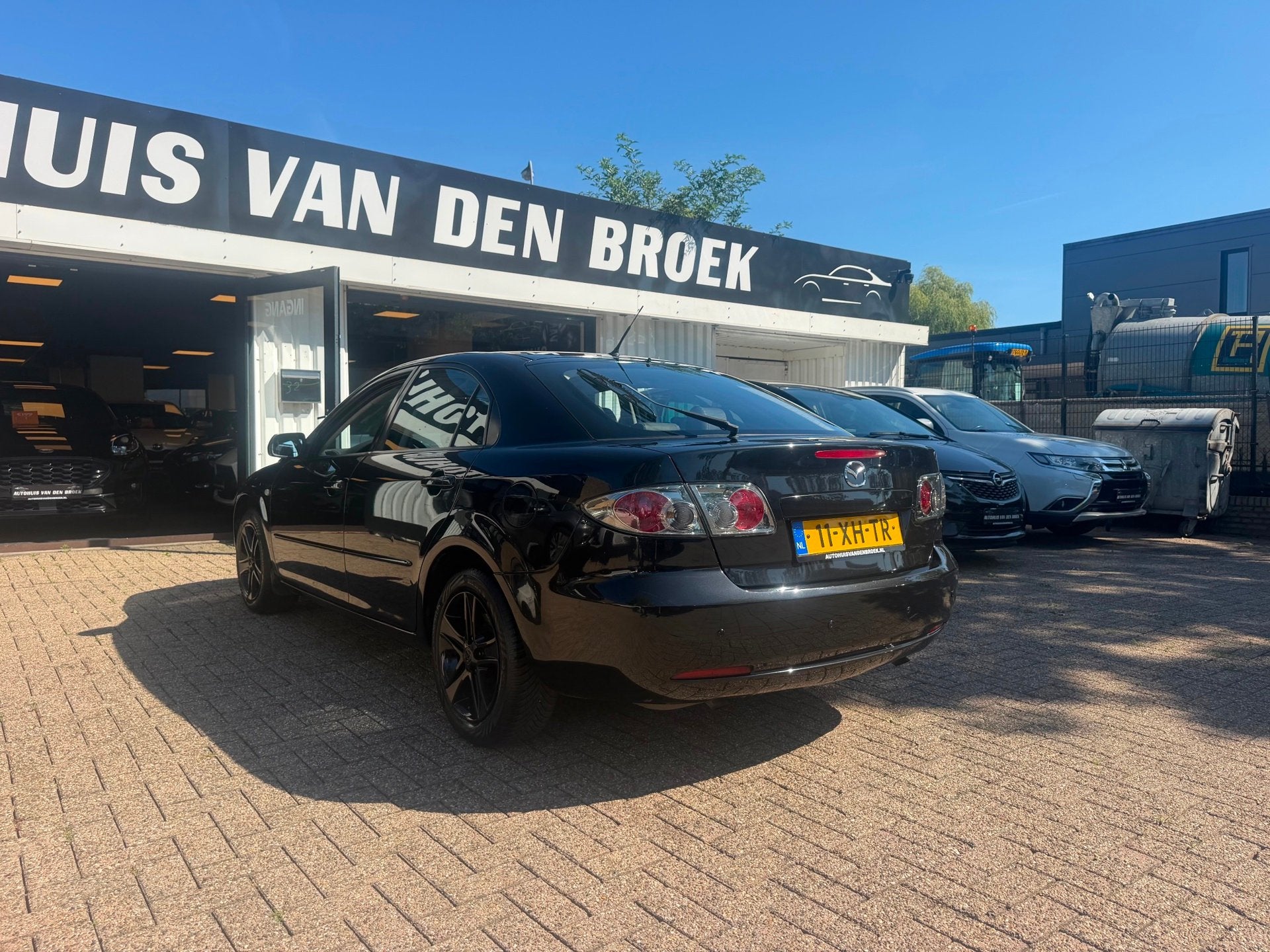 Mazda 6 Sport 2.0i Business Edition|Automaat|Cruise|Clima|Le, Auto's, Mazda, Gebruikt, 4 cilinders, Zwart, Navigatiesysteem