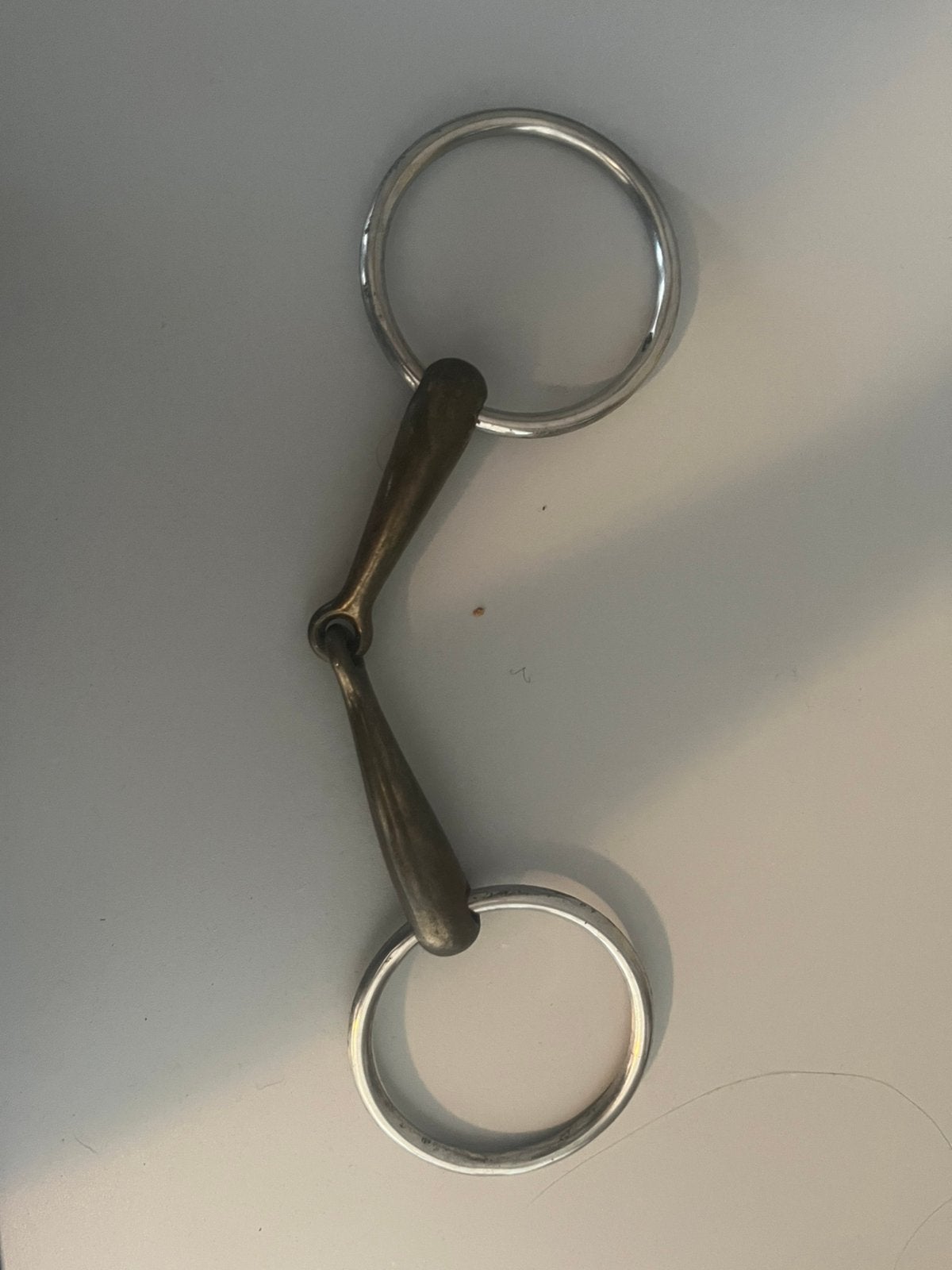 Gebroken watertrens bit, 12.5 cm, Dieren en Toebehoren, Ophalen of Verzenden, Gebruikt, Bit
