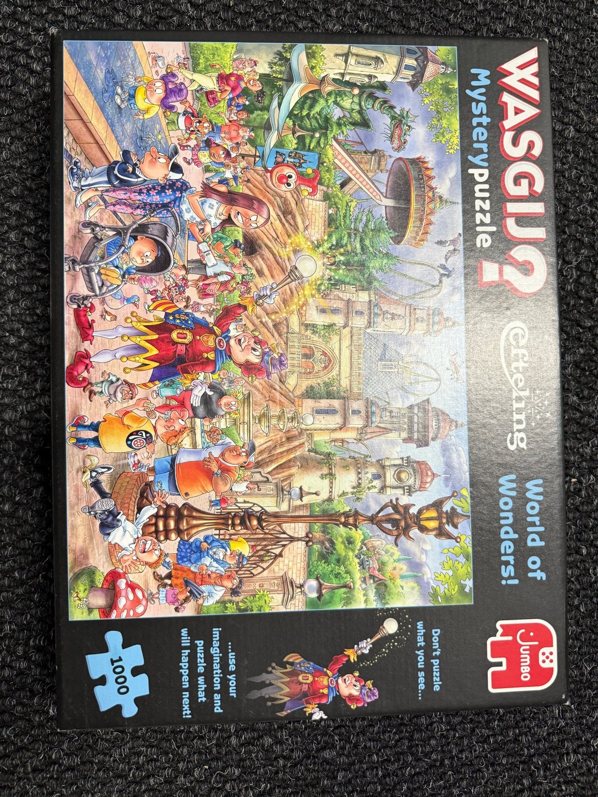 WASGIJ? Mysterypuzzel Efteling World of Wonders! 1000 stukje, Ophalen of Verzenden, 500 t/m 1500 stukjes, Zo goed als nieuw, Legpuzzel