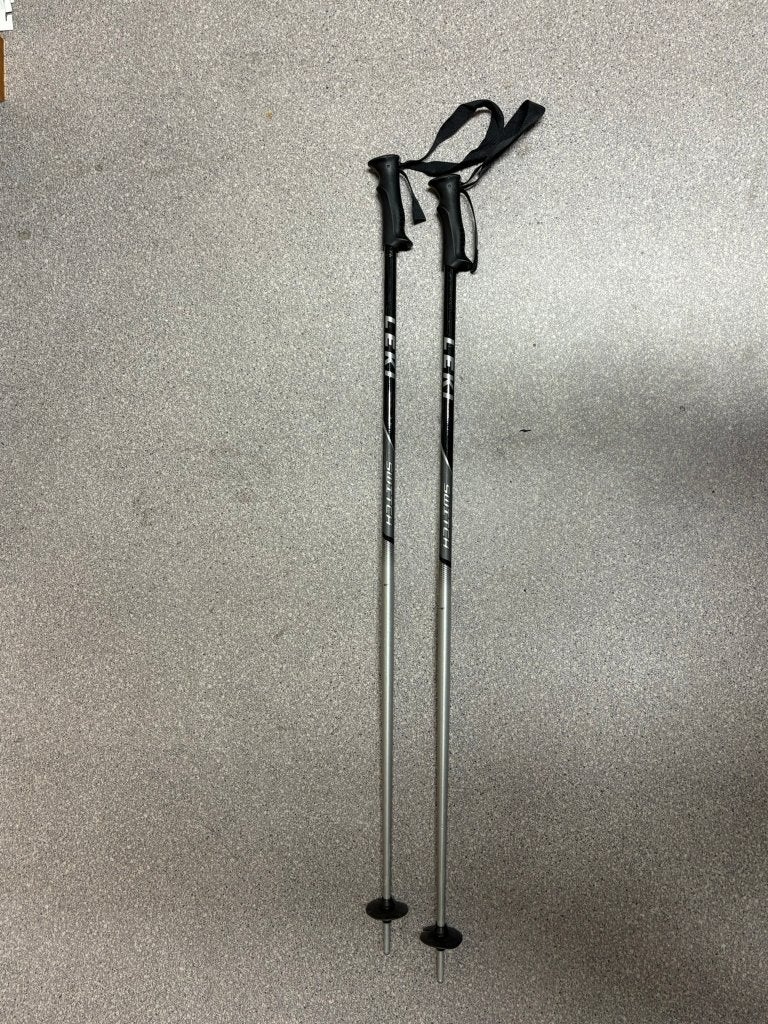 Skistokken Leki - 115 cm, Overige merken, Gebruikt, Stokken, 100 tot 140 cm