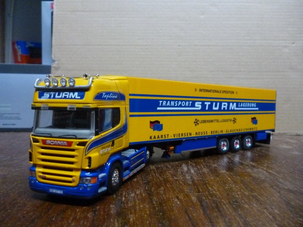 Tekno Scania R serie Sturm, Hobby en Vrije tijd, Ophalen of Verzenden, Nieuw, Bus of Vrachtwagen, Tekno